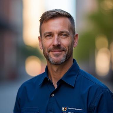 Professional headshot of Mark Thompson, Lead Technician.